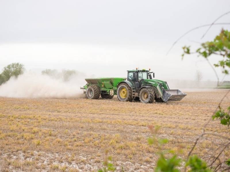 Yeso agrícola usado en Ecuador para siembras
